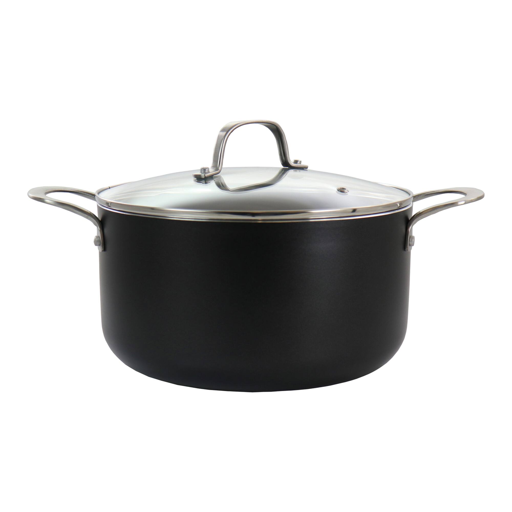 Oster Palladium 8-Piece Black Aluminum Cookware Set